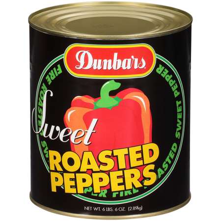 DUNBAR Roasted Red Bell Pepper Pieces, PK6 01013603060001